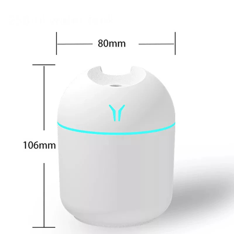 250ML Mini Aroma Oil Diffuser with LED Night Lamp