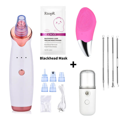 Advanced Blackhead Remover Vacuum and Facial Sprayer