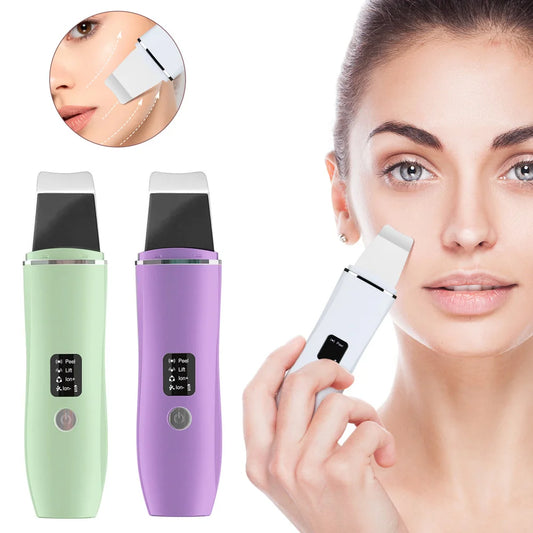 Ultrasonic Skin Scrubber Facial Tool for Deep Cleaning