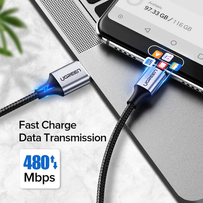 UGREEN 3A USB Type C Fast Charging Cable