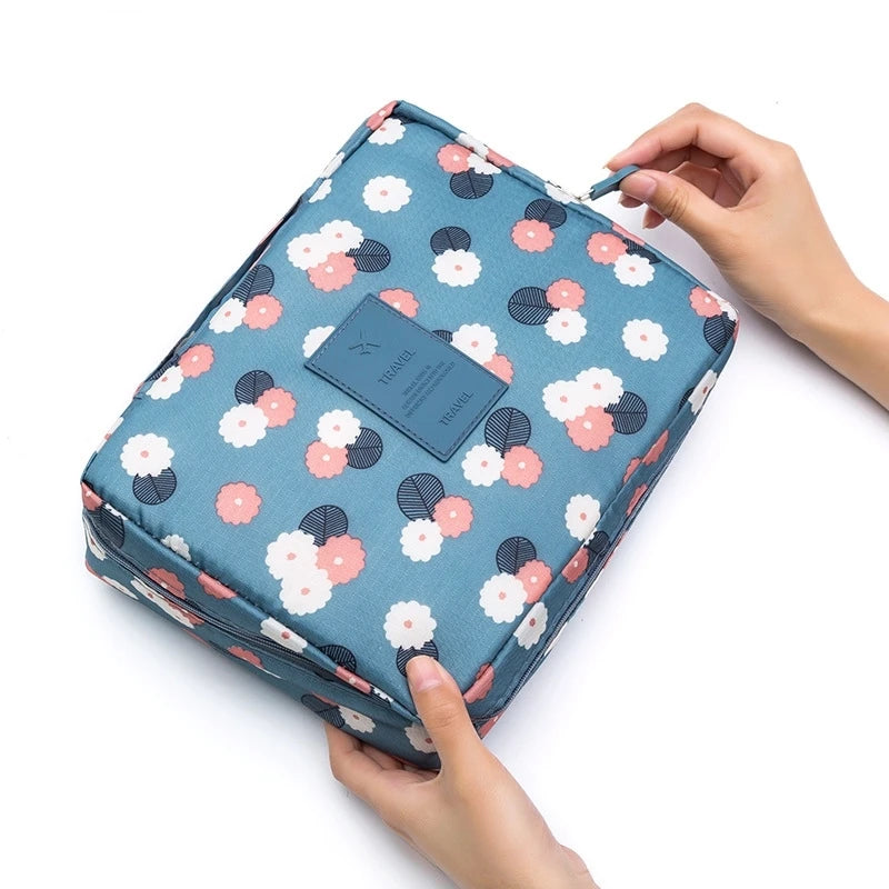 Travel Cosmetic Bag: Waterproof Organizer for Women