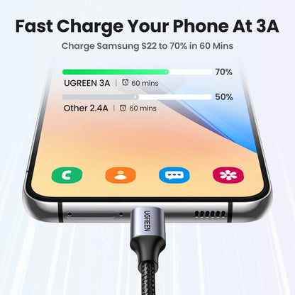 UGREEN 3A USB Type C Fast Charging Cable