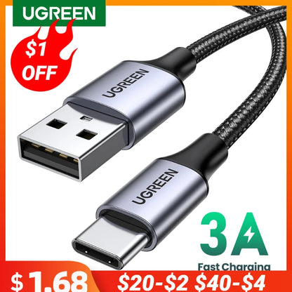 UGREEN 3A USB Type C Fast Charging Cable