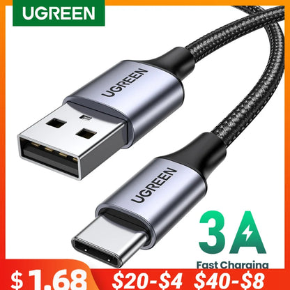 UGREEN 3A USB Type C Fast Charging Cable